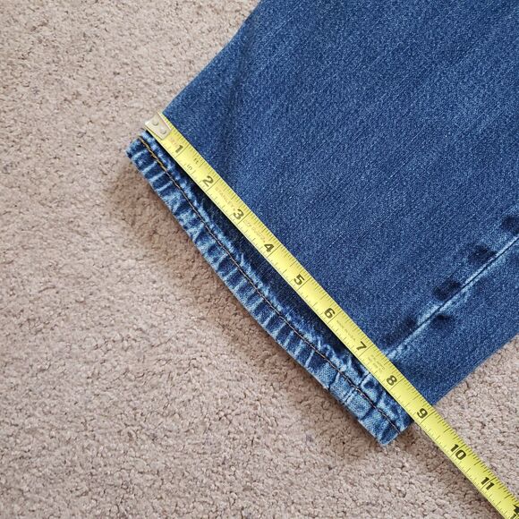 Levi's 569 34x32 (Fits 36x31) Mens Blue Denim Stonewash Straight Leg Jeans - Picture 8 of 10